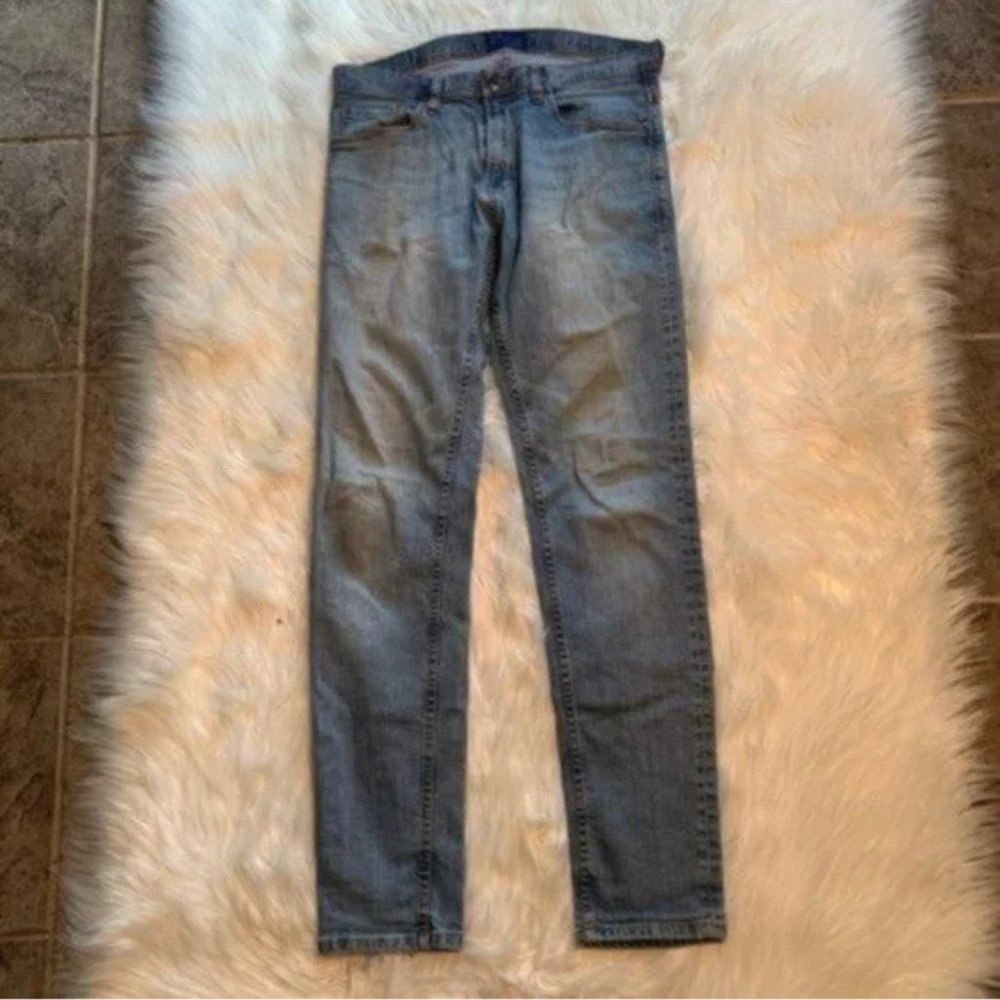 Zara Man Skinny Slim Jean Light Wash Ripped Zara 32x31